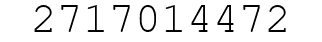 Number 2717014472.