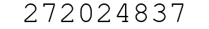 Number 272024837.