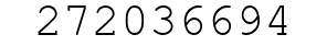 Number 272036694.