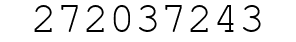 Number 272037243.