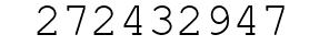 Number 272432947.
