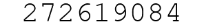 Number 272619084.