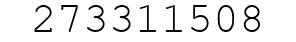 Number 273311508.