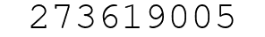 Number 273619005.
