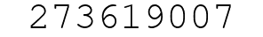 Number 273619007.