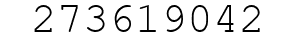 Number 273619042.