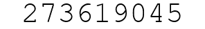 Number 273619045.