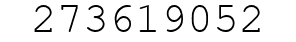 Number 273619052.