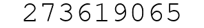Number 273619065.