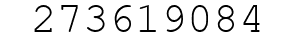 Number 273619084.
