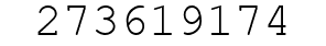 Number 273619174.