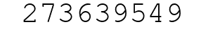 Number 273639549.