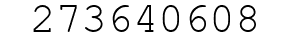 Number 273640608.