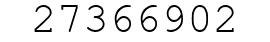 Number 27366902.