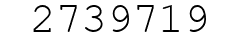 Number 2739719.