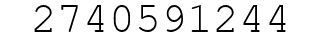 Number 2740591244.