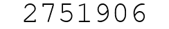 Number 2751906.