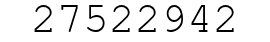 Number 27522942.