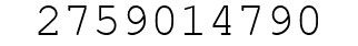 Number 2759014790.