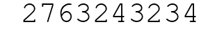 Number 2763243234.