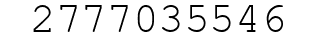 Number 2777035546.