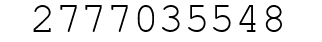 Number 2777035548.