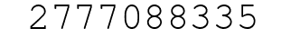 Number 2777088335.