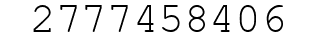Number 2777458406.
