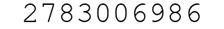 Number 2783006986.