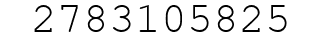 Number 2783105825.