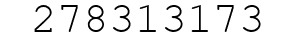 Number 278313173.