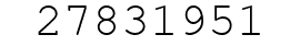 Number 27831951.