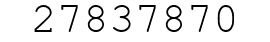Number 27837870.