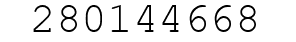 Number 280144668.
