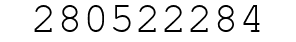 Number 280522284.