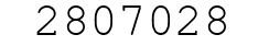 Number 2807028.