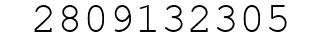 Number 2809132305.