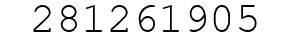 Number 281261905.