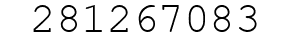 Number 281267083.