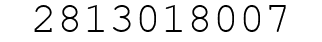 Number 2813018007.