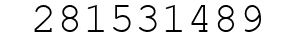 Number 281531489.