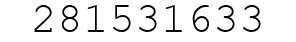 Number 281531633.