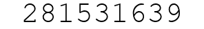 Number 281531639.