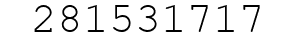 Number 281531717.