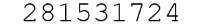 Number 281531724.