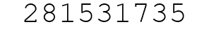 Number 281531735.
