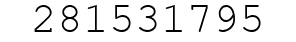 Number 281531795.