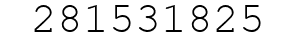 Number 281531825.