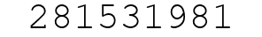 Number 281531981.