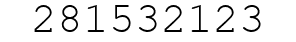 Number 281532123.